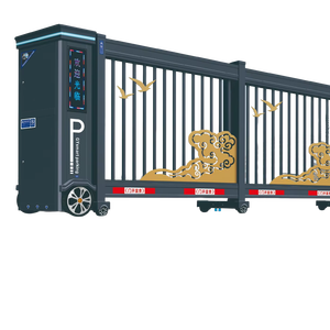 Portão Telescópico Automático Retrátil de Alumínio Industrial para Uso em Armazém e Hospital com Controle Remoto - Product Image 2