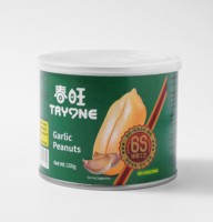Snack d'arachides croustillantes séchées à l'ail, qualité alimentaire supérieure, prêt à consommer, en promotion