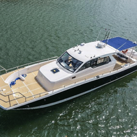Yacht de plaisance de luxe en fibre de verre sur mesure de 48,8 pieds, bateau à moteur pour croisière côtière, tour des îles, loisirs, 38 nœuds