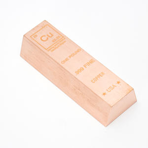 Barra de cobre 99.9 de alta pureza, una libra (455g), para exhibición, material didáctico y uso en interiores. - Product Image 4