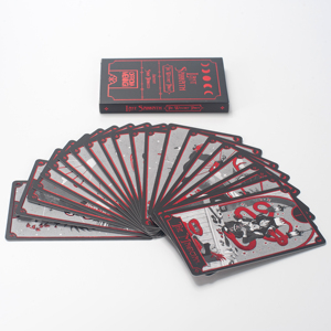 Caja Negra Personalizada con Detalles en Lámina Roja, Baraja <span class=keywords><strong>de</strong></span> Cartas del <span class=keywords><strong>Tarot</strong></span> <span class=keywords><strong>de</strong></span> <span class=keywords><strong>Brujas</strong></span>, Last Sabbath, <span class=keywords><strong>Tarot</strong></span> <span class=keywords><strong>de</strong></span> <span class=keywords><strong>las</strong></span> <span class=keywords><strong>Brujas</strong></span> para Adivinación y Lectura Espiritual - Product Image 5