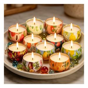 Juego de Velas Aromáticas en Frascos, Empaque Premium, Mezcla de Soya y Vainilla, Decoración para el Hogar, Colección Boutique, Elegante - Product Image 6