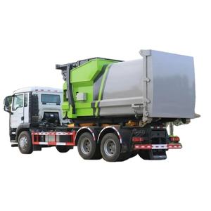 Versatile braccio gancio camion della spazzatura 25T CNHTC Shandeka 6x4 braccio gancio camion della spazzatura per la vendita globale - Product Image 5