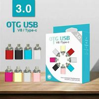 Adaptateur USB 3.0 vers Type C OTG avec indicateur LED, mini convertisseur USB C pour tablette, PC portable, transfert de données, charge