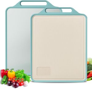 Planche à découper en acier inoxydable 304, double face, planche à découper en titane antidérapante, de qualité alimentaire, grande planche à découper pour la viande, pour la cuisine - Product Image 1