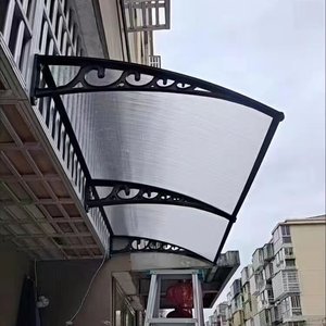Auvent de fenêtre de porte d'auvent de soleil PC <span class=keywords><strong>transparent</strong></span> extérieur - Product Image 5