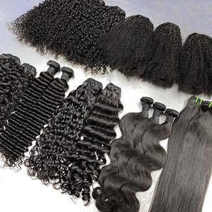 Ciocche di <span class=keywords><strong>Capelli</strong></span> Umani Vietnamiti Grezzi 12A 10A, Super Double Drawn, Intrecciati a Mano, Tutti i <span class=keywords><strong>Colori</strong></span>, 100g, per Extension e Saloni - Product Image 1