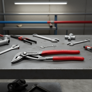 Alicates para bomba de agua KNIPEX Cobra 87 51 250 con bloqueo automático, fabricados en Alemania - Product Image 3