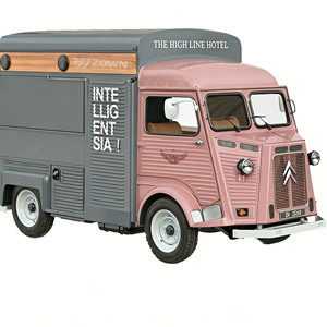 Electric Mobile Food Cart Retro Design Coffee Burger Food <b>Trailer</b> for Street Vending - Product Image 1