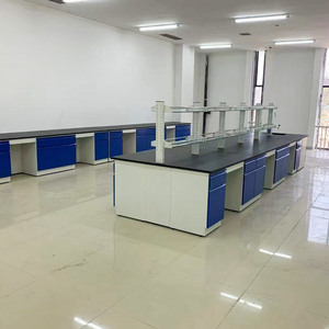 Tavolo da lavoro da laboratorio per attrezzature da laboratorio in acciaio ospedaliero da banco per laboratorio di chimica durevole - Product Image 5