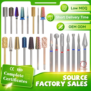 Outil professionnel de manucure pour Nail Art, gel de polissage, nettoyage, 6mm, fond de sécurité stable, revêtement en étain, forets en carbure de tungstène - Product Image 3