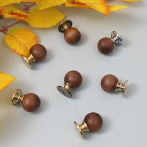 Nordic Vintage Brass Cabinet <strong>Knobs</strong> with Minimalist Luxury Sphere Design for Bedroom Kitchen Wardrobes Dresser <strong>Drawer</strong> - Product Image 4