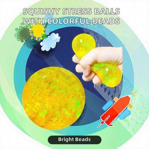 Balles anti-stress en PU souple en gros avec perles colorées DNA – Jouet sensoriel pour soulager le stress et l'anxiété pour garçons et filles - Product Image 2