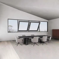 Ventanas Pivotantes de Aleación de Aluminio de Alta Calidad a Precio de Fábrica, Insonorizadas y Resistentes al Viento para Uso en Apartamentos y Hoteles