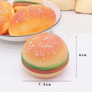 Juguetes de Espuma de Poliuretano con Forma de Hamburguesa Personalizados Anti Estrés a Bajo Precio, Logotipo Personalizado - Product Image 4