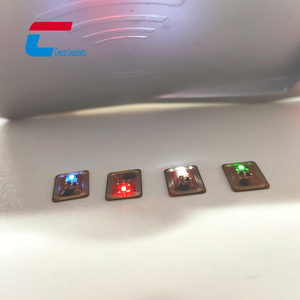 Thiết Kế Mới Đầy Màu Sắc Ngón Tay NFC Sticker <span class=keywords><strong>LED</strong></span> Nhấp Nháy RFID Nhãn 13.56Mhz Rfid Nail Tag - Product Image 1