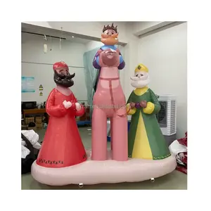 आउटडोर विज्ञापन के लिए क्रिसमस सजावट inflatable nativity दृश्य