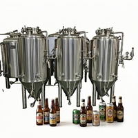 Fermenteur cylindroconique 1000L, cuve à bière 500L, équipement de brasserie artisanale, fermenteur pour bière artisanale