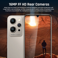 Teléfono inteligente 4G de 6,7 pulgadas Android 14 CPU T606 Octa-Core 4 + 64GB 5000mAh Carga rápida 16MP + 48MP Cámara HD 720X1612 Teléfono móvil