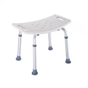 Tabouret de bain siège de douche, chaise de douche robuste, siège de baignoire à hauteur réglable, sans outils, pour personnes âgées et handicapés