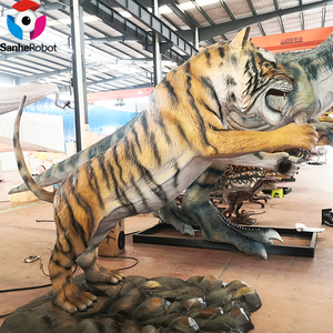 SanheRobot <span class=keywords><strong>Tigre</strong></span> Interattiva 3M con Movimenti e Suoni Realistici, Ideale per Centri Commerciali, Parchi Avventura ed Esposizioni in Giardino - Product Image 5