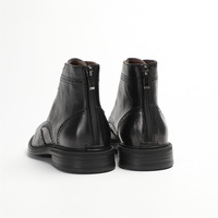 Bottes Chelsea montantes classiques en cuir véritable faites à la main pour hommes, respirantes et antidérapantes, chaussures habillées tendance