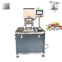 Machine à sceller les boîtes sous vide semi-automatique FKJX avec pompe haute pression, scelleuse professionnelle pour boîtes de conserve, pour la conservation des aliments et l'emballage