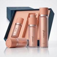 Bouteille de luxe personnalisée en plastique acrylique à double paroi avec pompe sans air 15ml 30ml 50ml crème cosmétique lotion résistante pour shampooing