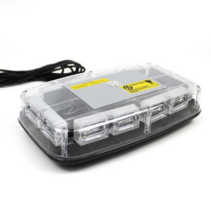 360 di vista rotante LED luce di avvertimento della barra del tetto lampeggiante lampeggiante luce stroboscopica della barra del magnete segnale di emergenza luce per il veicolo - Product Image 3