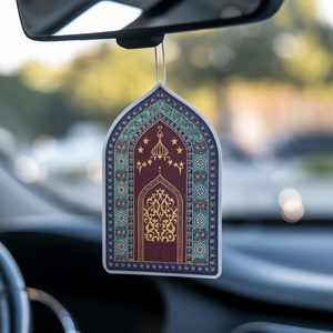 Pas Cher En Gros Personnalisé Écologique Tapis De Prière <span class=keywords><strong>Allah</strong></span> Papier Désodorisant Logo De Voiture Papier Suspendu Désodorisant De Voiture Personnalisé - Product Image 2