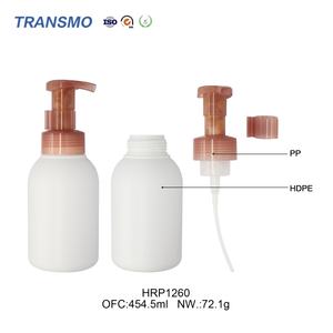 Bouteille vide en plastique personnalisable pour crème visage et shampoing, emballage de soins de la peau avec pompe, vente en gros de flacons vides en plastique pour lotion - Product Image 3