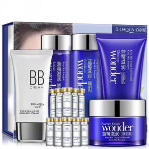 Private Label Bestseller Gesichts-Anti-Akne-Serum öl Hautpflege creme Bio Vegan Gesichts pflege White ning Blaubeer-Hautpflege set