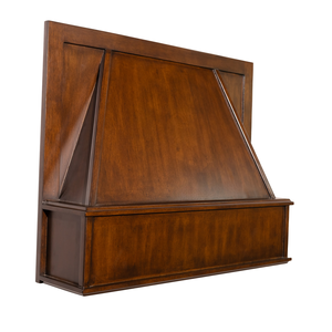 Hotte de cuisine contemporaine EFS Wood avec cache-lampe et installation facile - Product Image 1