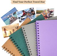 Album de scrapbooking A4 DIY, couverture rigide en papier kraft, album photo, 40 feuilles, 80 pages, livre de souvenirs pour la famille, le mariage