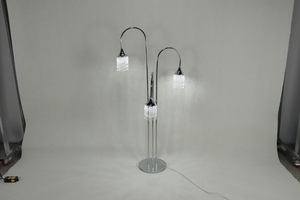Lumière de <span class=keywords><strong>colonne</strong></span> de glace à 3 têtes pour allée de mariage, qualité supérieure, ajoute de la couleur et des points lumineux aux décorations de scène de mariage à l'étranger - Product Image 6