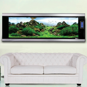 Bellissimo Acquario da Parete per Design d'Interni, Esposizione di Pesci Tropicali, <span class=keywords><strong>Effetto</strong></span> Visivo Accattivante, Capacità 25W, Realizzato in Vetro Resistente - Product Image 2