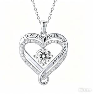 สร้อยคอจี้รูปหัวใจอินฟินิตี้ทองแดงสำหรับภรรยาของฉัน พร้อมการ์ดข้อความแบบกำหนดเอง - ของขวัญสุดโรแมนติก UIONEN คลาสสิก ของขวัญส่วนตัว ผลิตในจีน - Product Image 6