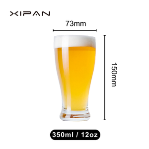 EM Kristall Bierkrug Pilsgläser, Massives Bierglas Bleifreie Biergläser - Product Image 3