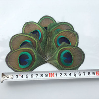 Natürliche Pfau Big Eye Federn für DIY Craft Männer Cowboy Fedora Hut Kostüm Cosplay Milli nery Haarschmuck