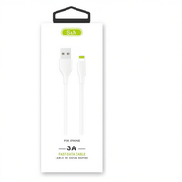 Câble de données USB Type-C pour iPhone S&N IOS, charge rapide 3A, fabriqué en Chine
