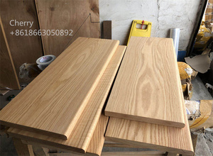 Stair Edging 1200*300*20mm Solid <strong>Wood</strong> Stair Treads and <strong>Risers</strong> for Wooden <strong>Steps</strong> - Product Image 3