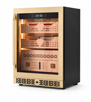 Humidor à cigares encastrable de 140 L avec contrôle de la température et de l'humidité par Wi-Fi