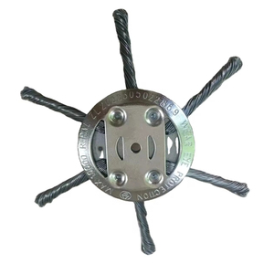Tête de coupe universelle en fil d'acier de 150 mm (6 pouces) pour débroussailleuse, pièces d'outils de jardin, tête de tondeuse à gazon au lithium - Product Image 1