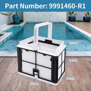 Panier filtrant domestique ultra-fin et écologique Nettoyeurs de piscine <span class=keywords><strong>Dolphin</strong></span>-Compatible <span class=keywords><strong>E10</strong></span> Nautilus CC Proteus DX3 Etc.-Manuel en plastique - Product Image 4
