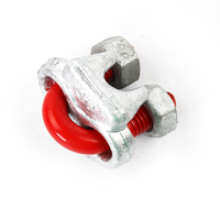 Industrial U Bolt Wire Rope Fastener Wire Rope Clip Standard 20mm Custom Wire Rope Grip Cable Clamp Hot Dip Galvaning Cable Clip