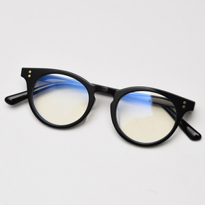 Gafas de Miopía Redondas Retro Vintage 2025 Estilo Gregory Peck, Montura Óptica de Acetato, Gafas para Luz Azul, Oculos De Grau - Product Image 3