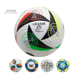 Pallone da Calcio LEIJIAER Pro Thermobond Taglia 5 in Pelle PU Resistente all'Usura per Allenamento e Partite all'Aperto, Personalizzabile OEM - Product Image 1