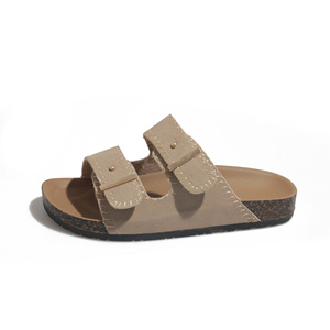 Pantuflas elegantes y modernas para mujer, al por mayor, con suela de madera blanda y comodidad para exteriores, novedad 2026 - Product Image 1