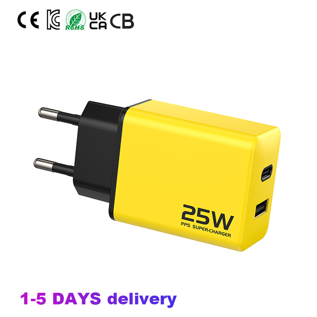 KYT Charger for Samsung PD QC PPS KCC 25W Pd QC3.0 QC30 KR Usb Adaptor 25W 45W 65W 75W 100W KC Certificate GaN Charger
