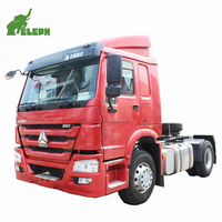 Camion tracteur en afrique, taille 371hp 420hp 6x4 10 roues tête de remorque 40 tonnes 20 cubes